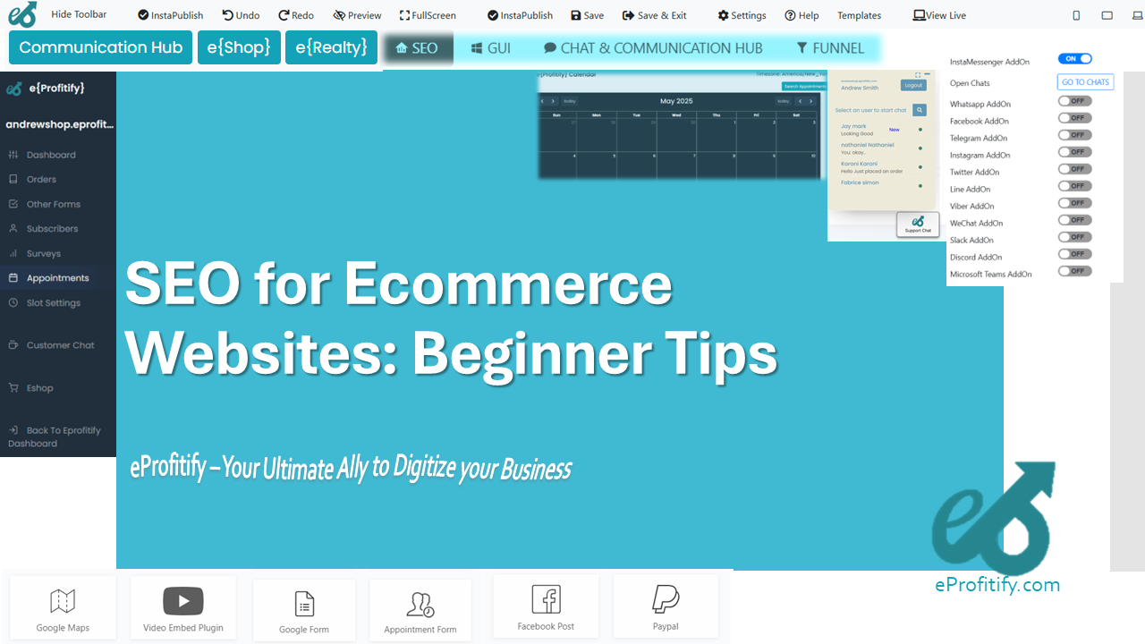 SEO for Ecommerce Websites: Beginner Tips